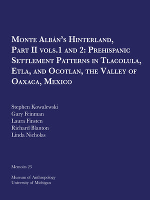 cover image of Monte Albán's Hinterland, Part II